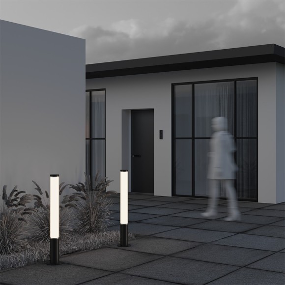 Уличный наземный светильник Maytoni O041FL-L30B3K Ginza IP54 светодиодный LED 30W