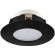 900743 Встраиваемый светильник PINEDA, 4,9W (LED), 3000K, IP20, IP44, Ø78, пластик, черный