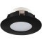900743 Встраиваемый светильник PINEDA, 4,9W (LED), 3000K, IP20, IP44, Ø78, пластик, черный