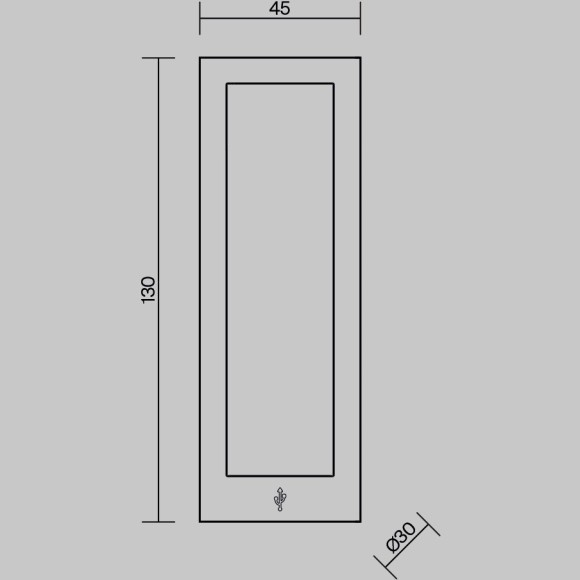 Настенный светильник (бра) Technical C077WL-L3W3K