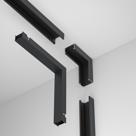 Угловой вертикальный соединитель питания Maytoni Basity TRA172ICPC-1B Угловой вертикальный соединитель питания Maytoni Basity TRA172ICPC-1B