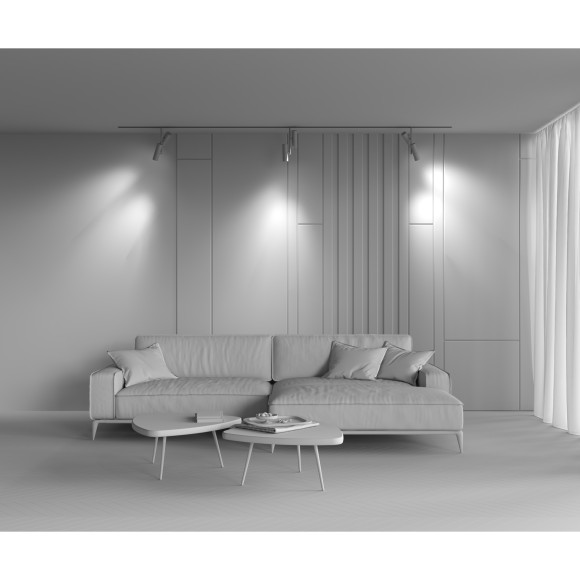 TR005-2-2X12W3K-BBS Трековый магнитный светодиодный светильник Maytoni Exility CRI90+ 3000К 1517Лм 36° 24Вт