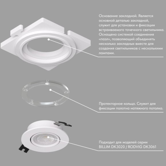 Закладная панель SCB DK3020/61-SCB