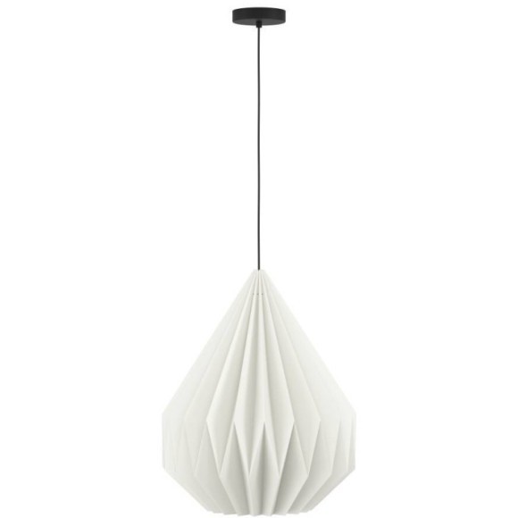 43933 Подвесной светильник (люстра) MINTING, 1X25W (E27), ?450, сталь, черный / бумага, белый 43933 Подвесной светильник (люстра) MINTING, 1X25W (E27), ?450, сталь, черный / бумага, белый