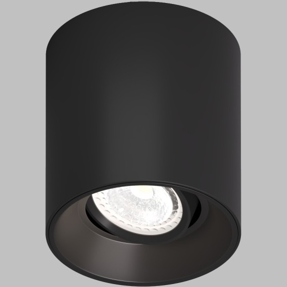 DK3040-BK Светильник накладной max 10 Вт GU5.3 черный пластик