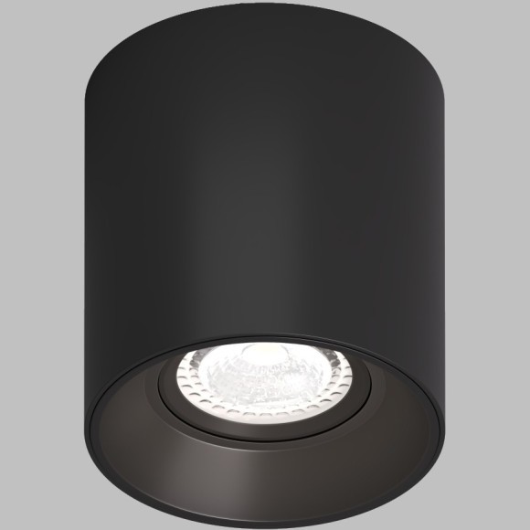 DK3040-BK Светильник накладной max 10 Вт GU5.3 черный пластик