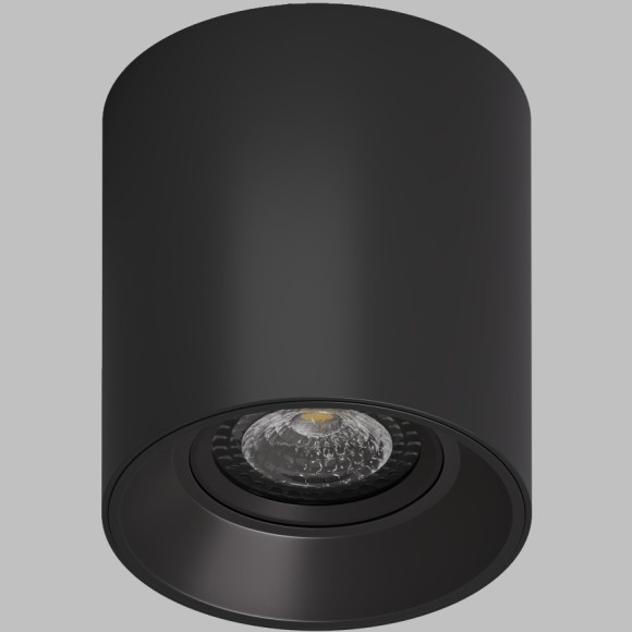 DK3040-BK Светильник накладной max 10 Вт GU5.3 черный пластик