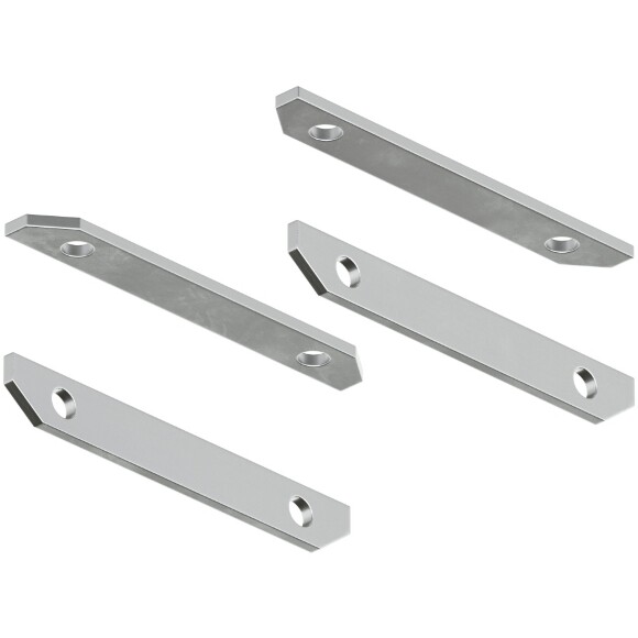 Комплект из 4 прямых соединений для гарпунных шинопроводов и профилей Denkirs TR3043-AL