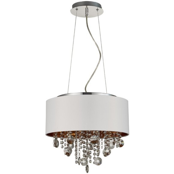 SL1350.503.04 Светильник подвесной ST-Luce Хром/Белый, Золотистый, Прозрачный E14 4*40W LACCHIA