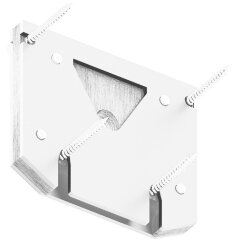 Торцевая заглушка 1шт (для шинопровода TR2014-WH) Smart 220V Denkirs TR2017-WH