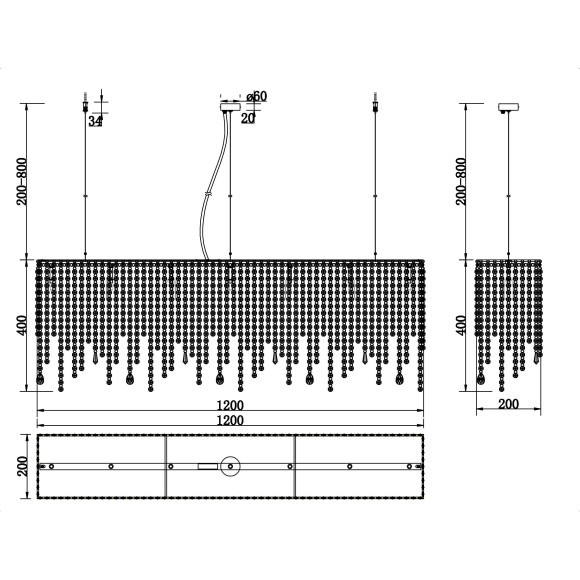 Подвесная люстра Empress DIA002PL-07CH Подвесная люстра Empress DIA002PL-07CH