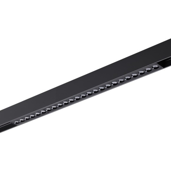 359932 Черный трековый линейный светильник 44см с перекл. цв. темп. 3000;4000;6000К (токопроводящий) 220В 24Вт 24° 1560Лм CRI90 Novotech VECTOR 359932 Черный трековый линейный светильник 44см с перекл. цв. темп. 3000;4000;6000К (токопроводящий) 220В 24Вт 24° 1560Лм CRI90 Novotech VECTOR