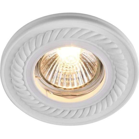 Гипсовый светильник под покраску Maytoni DL283-1-01-W Gyps Classic под лампу 1xGU10 35W