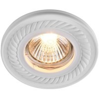 Гипсовый светильник под покраску Maytoni DL283-1-01-W Gyps Classic под лампу 1xGU10 35W