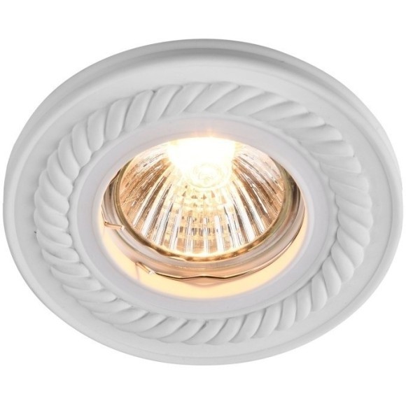 Гипсовый светильник под покраску Maytoni DL283-1-01-W Gyps Classic под лампу 1xGU10 35W