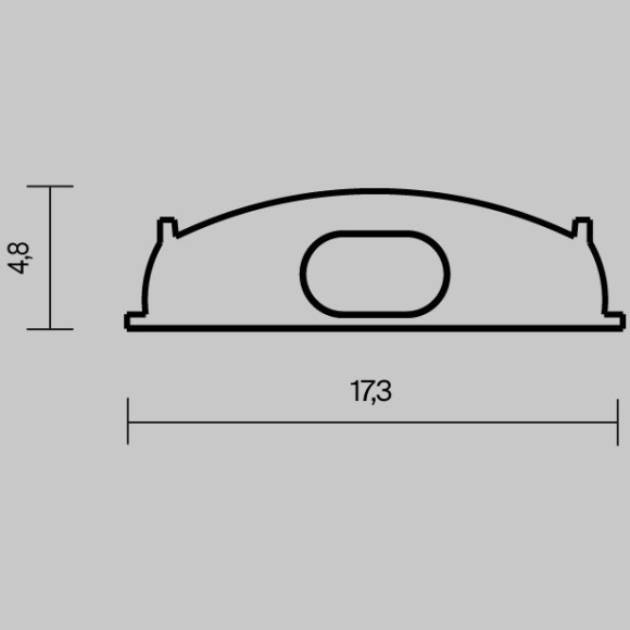 Комплект заглушек (для профиля 18×06) 2 шт., 642075 Комплект заглушек (для профиля 18×06) 2 шт., 642075