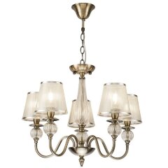 Люстра потолочная Freya FR2685PL-05BZ Inessa под лампы 5xE14 40W Люстра потолочная Freya FR2685PL-05BZ Inessa под лампы 5xE14 40W