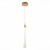SL6103.203.01 Подвес ST-Luce Золотистый/Прозрачный LED 1*3W 4000K Faenza