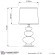 Настольная лампа Lumina Deco Briston LDT 303 F.GD+WT Настольная лампа Lumina Deco Briston LDT 303 F.GD+WT
