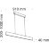 Подвесной светильник светодиодный Step P010PL-L23G4K