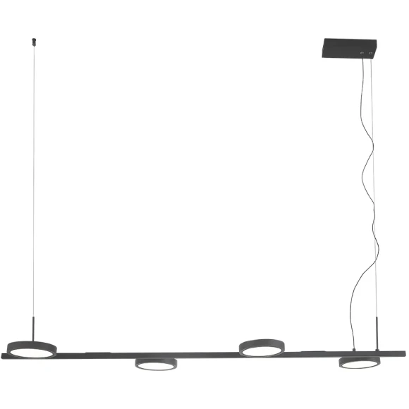 Светильник подвесной Crystal Lux CLT 027C4 L1000 BL 1400/271