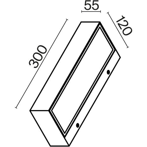 Настенный светильник (бра) Outdoor O428WL-L20W3K