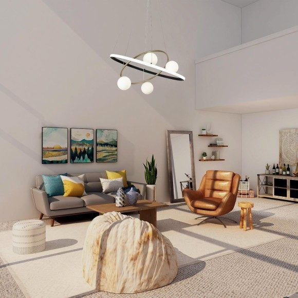 Подвесной светильник Orbium 4184-6P