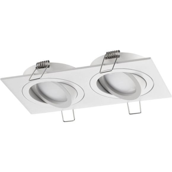 371021 WIR NT25 577 белый Светильник встраиваемый поворотный IP20 GU10 2*50W 220-240V MORUS