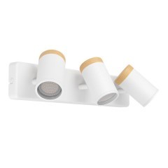 300004 CONSUMA Спот 3xGU10 9W IP44 влагозащищенный сталь дерево белый коричневый 300004 CONSUMA Спот 3xGU10 9W IP44 влагозащищенный сталь дерево белый коричневый