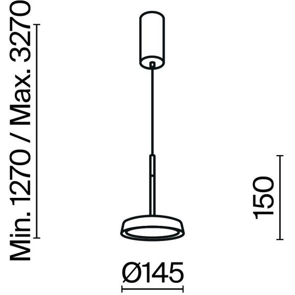 Подвесной светильник Maytoni MOD041PL-L15WG3K