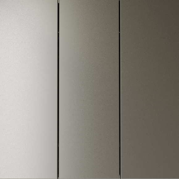 Выключатель встраиваемый VOLTUM S70 трехклавишный 10А, (шелк)