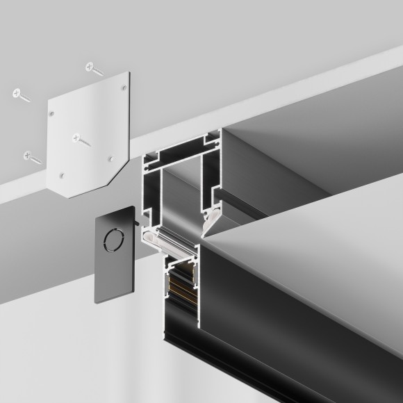 Профиль для накладных шинопроводов TRA034MP-2S-1 (устар. артикул) Профиль для накладных шинопроводов TRA034MP-2S-1 (устар. артикул)