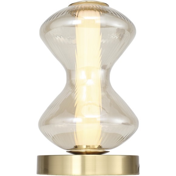 SL6136.204.01 Прикроватная лампа ST-Luce золото/коньячный LED 1*6W 3000K SPINE