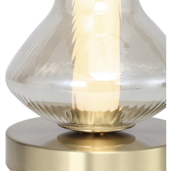 SL6136.204.01 Прикроватная лампа ST-Luce золото/коньячный LED 1*6W 3000K SPINE