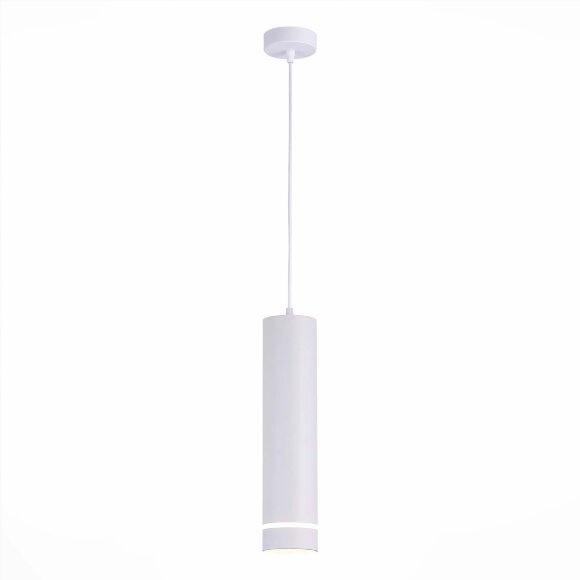 ST115.543.12 Светильник подвесной Белый LED 1*12W 4000K 936Lm Ra90 120° IP20 D80xH300 165-265V Подвесные светильники