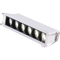ST762.542.07 ST Luce CRI80 Светильник, LED, 4000K IP20, линейный прямоугольный встраиваемый в гкл светодиодный, угол 24°