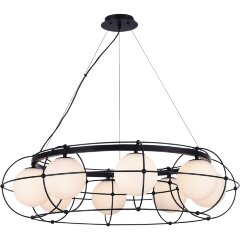 SL1189.403.08 Люстра подвесная ST-Luce Черный/Опал G9 8*5W BEATA SL1189.403.08 Люстра подвесная ST-Luce Черный/Опал G9 8*5W BEATA