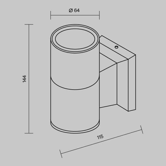 Настенный светильник (бра) Outdoor O574WL-01W Настенный светильник (бра) Outdoor O574WL-01W