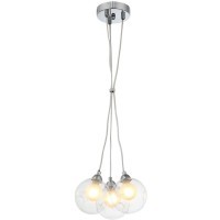 SL431.113.03 Светильник подвесной ST-Luce Хром/Прозрачный, Белый G9 3*5W DUALITA