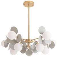 Люстра на штанге Arte Lamp PEACOCK A1369SP-10GY