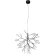 Светильник подвесной Crystal Lux EVITA SP36 BLACK/TRANSPARENT