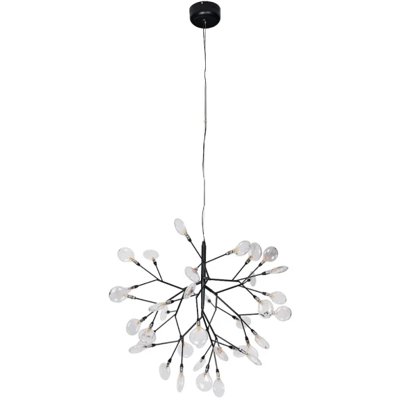 Светильник подвесной Crystal Lux EVITA SP36 BLACK/TRANSPARENT