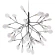 Светильник подвесной Crystal Lux EVITA SP36 BLACK/TRANSPARENT