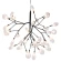 Светильник подвесной Crystal Lux EVITA SP36 BLACK/TRANSPARENT