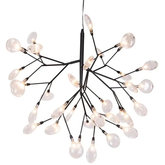 Светильник подвесной Crystal Lux EVITA SP36 BLACK/TRANSPARENT