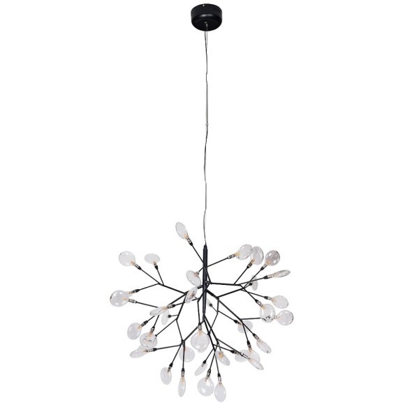 Светильник подвесной Crystal Lux EVITA SP36 BLACK/TRANSPARENT