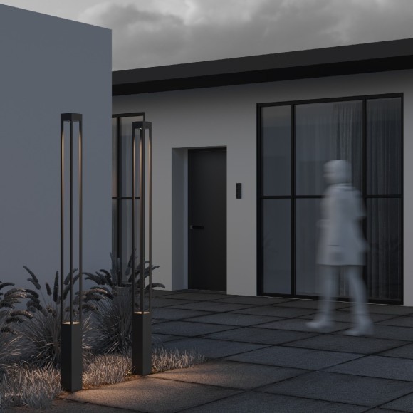 Уличный наземный светильник Maytoni O424FL-L25GF Elbe IP65 светодиодный LED 25W