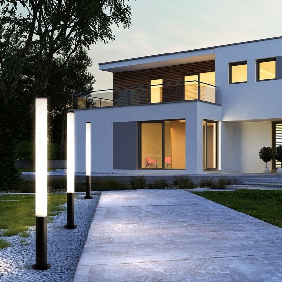 Уличный наземный светильник Maytoni O041FL-L50B3K Ginza IP54 светодиодный LED 50W