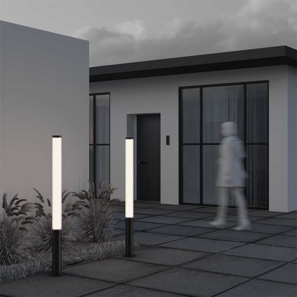 Уличный наземный светильник Maytoni O041FL-L50B3K Ginza IP54 светодиодный LED 50W