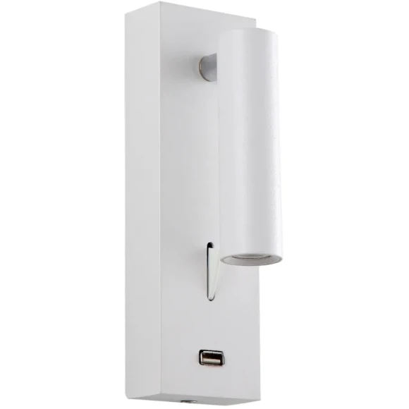 Бра Crystal Lux CLT 210W USB WH